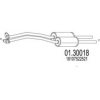 BMW 18107522521 Front Silencer